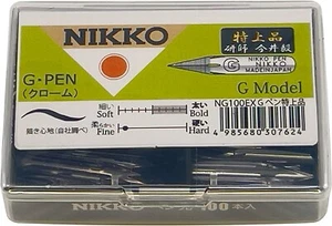 Nikko pen tip G pen 100 pieces Special grade, 100 pcs. NG100EX:From Japan - Picture 1 of 7