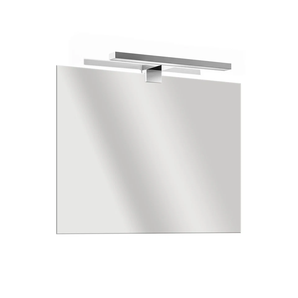 Specchio bagno o soggiorno reversibile con lampada led 30 cm da 80 x 60 cm - Immagine 1 di 4