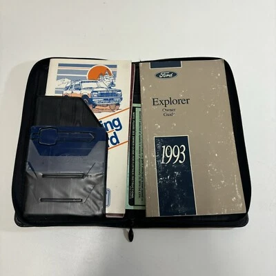 Ford Explorer 1993 guantera original de fábrica operador manual portafolio Foto 1 de 4
