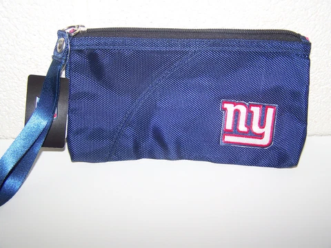 New York Giants Color Sheen Wristlet Purse Small Handbag Cover