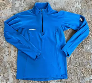 Mens Mammut Moench Advanced Half Zip Pullover Glacier Blue - Medium - Picture 1 of 8