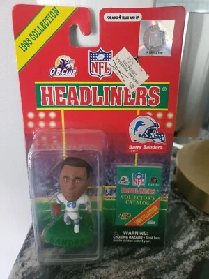🏈 Figura Corinthian de Barry Sanders Detroit Lions Colección 1998 cabezas de cartel de la NFL  Foto 1 de 4