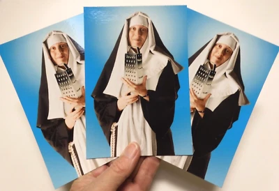 HALLAMRK 3 Cards from Shoebox Greetings Happy Birthday Nice People Nun Grater FUN
