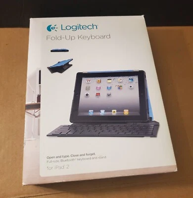 Brand New Logitech 920-003544 Fold-Up Keyboard for iPad 2  - Image 1 of 3