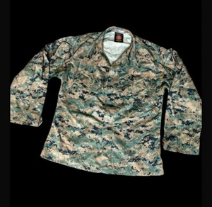 USMC Woodland MARPAT MCCUU Blouse Shirt Size Medium Short - Picture 1 of 1