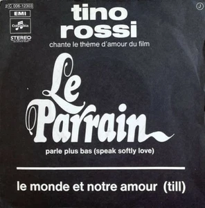 Tino Rossi - Parle Plus Bas (Speak Softly Love) Le Parrain - Vinyl 7" 45T Single - Picture 1 of 1