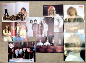 VINTAGE ABBA INTERNATIONAL MAGAZIN POSTER ERINNERUNGSSTÜCKE SAMMLERSTÜCK JOB SET - Bild 1 von 5