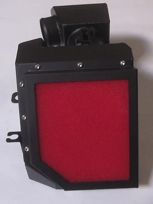 Caja Stealth Air negra.Aspecto OEM. Honda Civic LX, DX, EX 2006-2011 ¡Filtro de espuma rojo! Foto 1 de 2