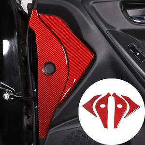 Fit For 2013-2018 Subaru ForesterDoor Buffer Cushion Mat Panel Trim Carbon Fiber - Picture 1 of 23