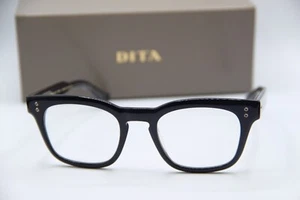 NEW DITA MANN DTX102-49-03 NVY NAVY GOLD AUTHENTIC FRAME EYEGLASSES 49-22 - Picture 1 of 8