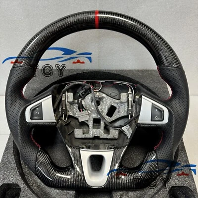 Fit for Renault Megane 3 Coupe RS 2009-2016 Carbon Fiber Steering Wheel - Image 1 of 4