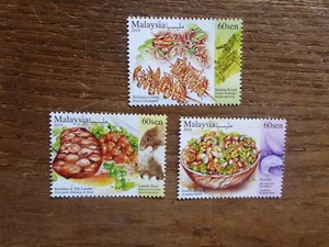 2019 MALAYSIA EXOTIC FOODS SET 3 MINT STAMPS - Picture 1 of 1