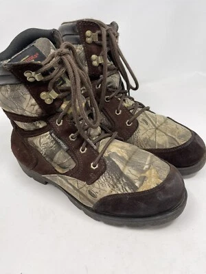 Herman Survivors Thinsulate Waterproof Camouflage Brown Mens Boots Sz 9 Hunter - Image 1 of 4