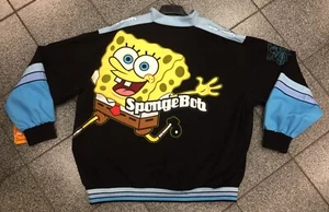 Rare 6XL NWT New VINTAGE Deadstock Spongebob Squarepants NASCAR Jacket Coat Tall - Picture 1 of 9