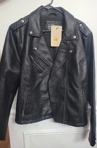 Levi'sWomen's Classic Faux Leather Asymmetrical Moto Jacket - Picture 1 of 4