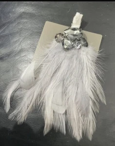 Feder Brosche - Bild 1 von 2