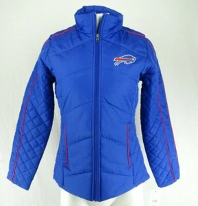 Buffalo Bills NFL Team Apparel Women's Quilted Jacket - Picture 1 of 9