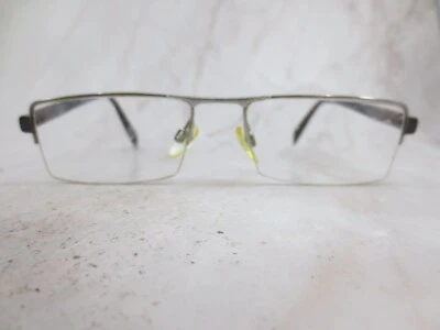 Marco de gafas encantador CH10753 para hombre plateado negro metal medio borde 54-18-140 Foto 1 de 4