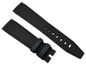 Correa de reloj de caucho original IWC para Aquatimer Ref. Correa de reloj 3290 22 mm negra - Imagen 1 de 4