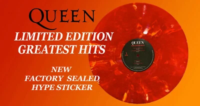 QUEEN - Greatest Hits, Limited Edition Ruby Red Colour Vinyl - Image 1 of 4