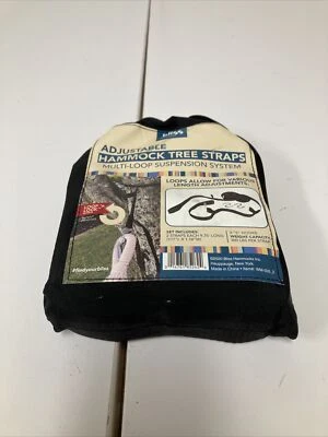 New Bliss adjustable hammock tree straps multi-loop suspension system - Image 1 of 3