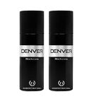 DENVER Black Code Deodorant For Men 150ML Each Pack Of 2 Long Lasting Deo