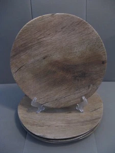 Robert Stanley Fall/Rustic Autumn Melamine 10.5” Plates Set of 4 NEW w/Tags - Picture 1 of 3