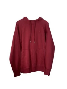GYM+COFFEE Maroon Red Make Life Richer Hoodie Oversized Casual Small - Picture 1 of 12