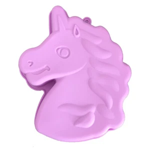 Silikon Backform Einhorn Kuchenform Silikonform Kinder-Geburtstag Desssert - Bild 1 von 1