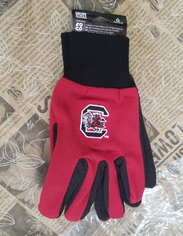 University Of South Carolina Gamecocks Utility Work Gloves FOCO Adult Sz Cover