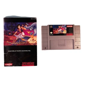 Disney Aladdin Super Nintendo SNES Spiel mit Anleitung Capcom 1993  - Bild 1 von 3