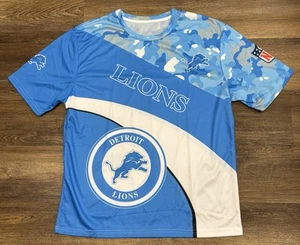 Camiseta pequeña camuflada Detroit Lions NFL manga corta rendimiento 3XL niños o adultos - Imagen 1 de 8