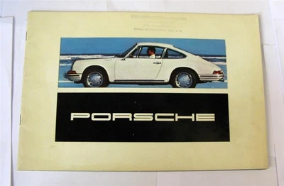 PORSCHE 911 + 912 Car Sales Brochure 1967-8 #W218 e 9.67 - Image 1 of 4
