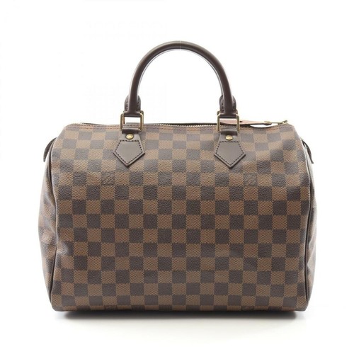LOUIS VUITTON（LV） Borsa a mano Louis Vuitton Speedy 30 rivestita in pvc tela pelle damier donna bro