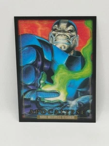 2024 UPPER DECK MARVEL MASTERPIECES '92 PLATINUM #9 APOCALYPSE LENTICULAR - Bild 1 von 2