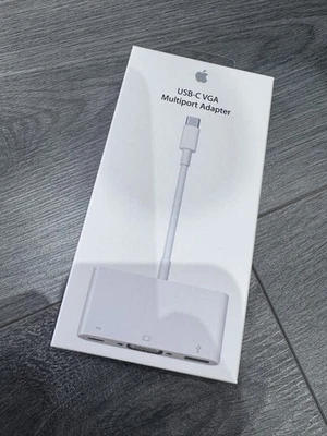 Apple USB-C To VGA Multiport Adapter MJ1L2ZM/A A1620 For Mac Book Pro or Other - Image 1 of 2
