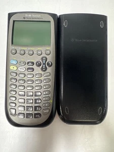 TI-89 Titanium Texas Instruments Graphing Calculator w/ Cover - Tested - Picture 1 of 9