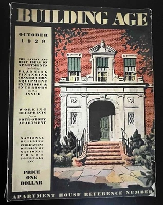 1929 THE APARTMENT REVOLUTION - BLUEPRINTS & BUILDING, ARCHITECTURE PUBLICATION - Image 1 of 4
