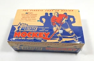 2001-02 Topps Heritage Hockey 57-58 diseño caja sellada (24 paquetes) - Imagen 1 de 2