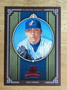 Diamond Kings 2005 enmarcado rojo #137 Chad Cordero - Imagen 1 de 2