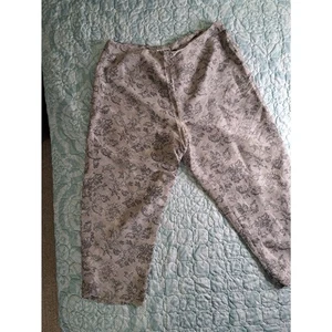Capris donna Allison Taylor grigio e nero taglia 12 - Foto 1 di 11