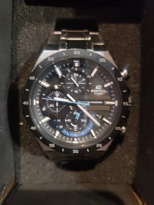 Casio Men's Edifice Chronograph Carbon Solar Watch - EQS-920 5585 - Picture 1 of 6