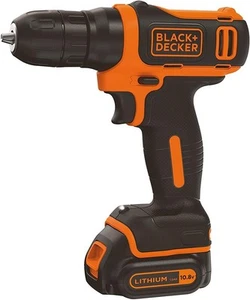 BLACK + DECKER TRAPANO AVVITATORE 10.8V 1 BATTERIA A LITIO - Foto 1 di 1