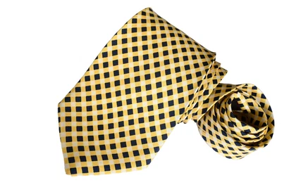 CORBATA HOMBRE BULLOCK & JONES AMARILLA/GEOMÉTRICA ANCHO: 3,75" LARGO: 60" Foto 1 de 3