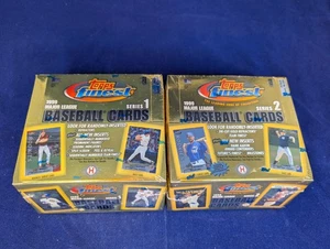 1999 Topps Finest Series 1 & 2 Baseball Boxes Factory Sealed - Picture 1 of 4