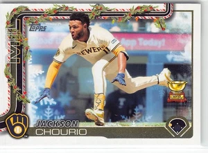 2025 Topps Holiday #H182 Jackson Chourio - Bild 1 von 2