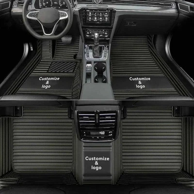 For Mitsubishi Car Floor Mats All Weather Full Covered Luxury Carpet Waterproof - Image 1 of 4