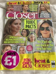 Heat & Closer magazine Bumper Pack on sale 24th may Kate's helping Posh - Picture 1 of 2