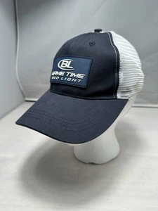 Bud Light Game Time Mens Blue & White Mesh Adjustable Hat Cap Baseball - Picture 1 of 4