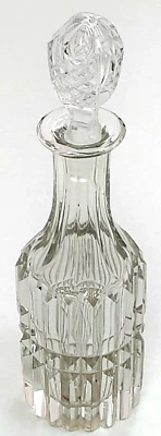 Antique Cut Crystal Glass Decanter Bottle Barware - Image 1 of 4